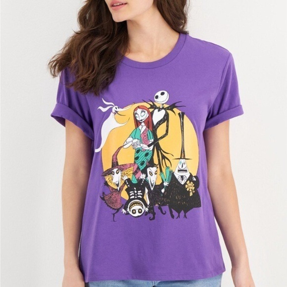 Disney‎ Juniors' Nightmare Crew Graphic T-Shirt Size Large